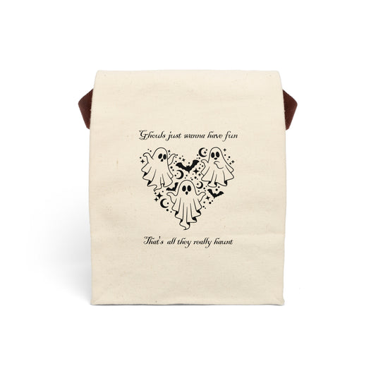 Fun Ghouls Canvas Lunch Bag