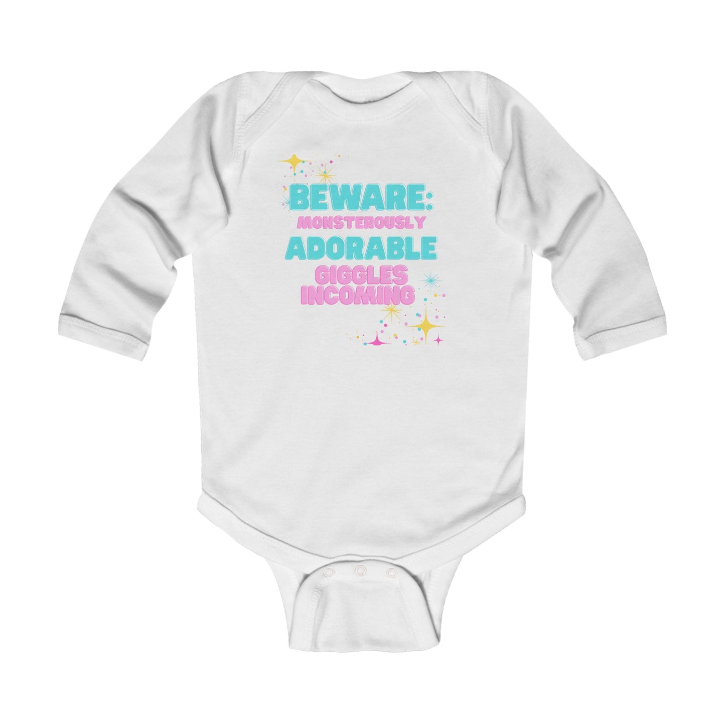 Beware: Giggles Incoming Infant Bodysuit