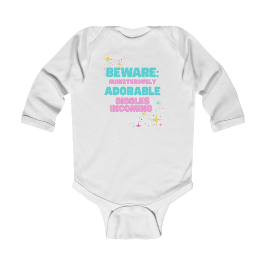 Beware: Giggles Incoming Infant Bodysuit
