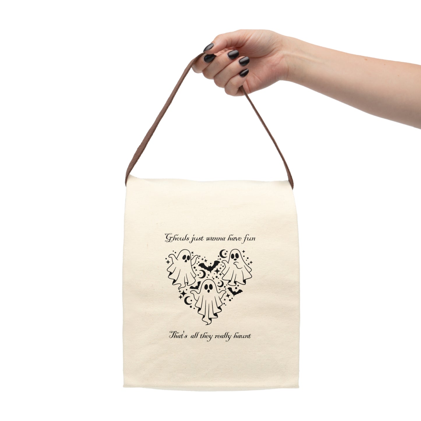 Fun Ghouls Canvas Lunch Bag