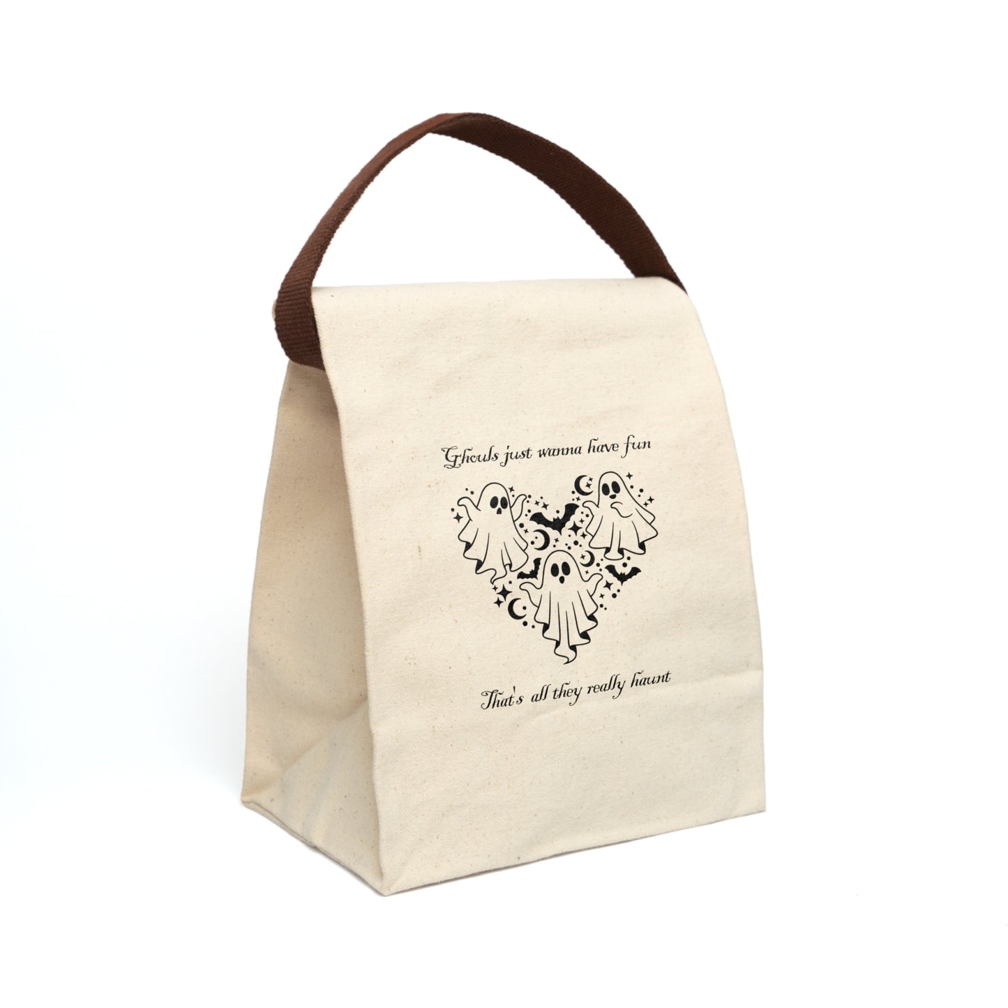 Fun Ghouls Canvas Lunch Bag